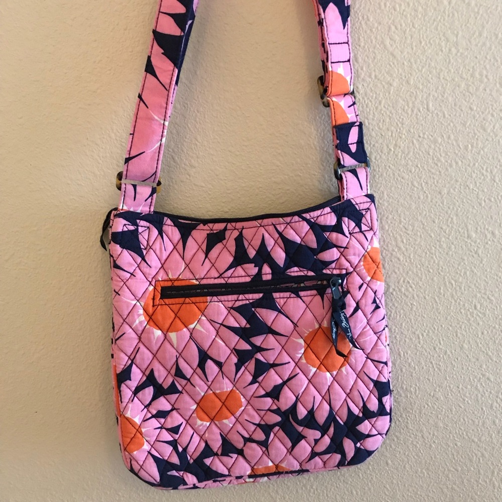 [vera bradley] Pink Floral Crossbody